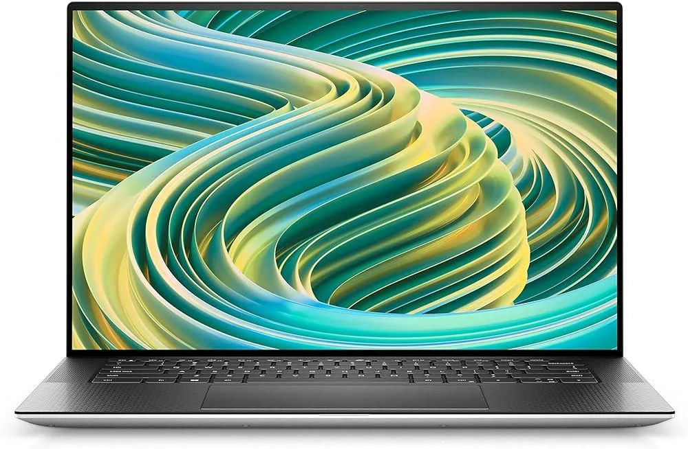 Thin platinum silver 13.4 inch laptop with non touch display