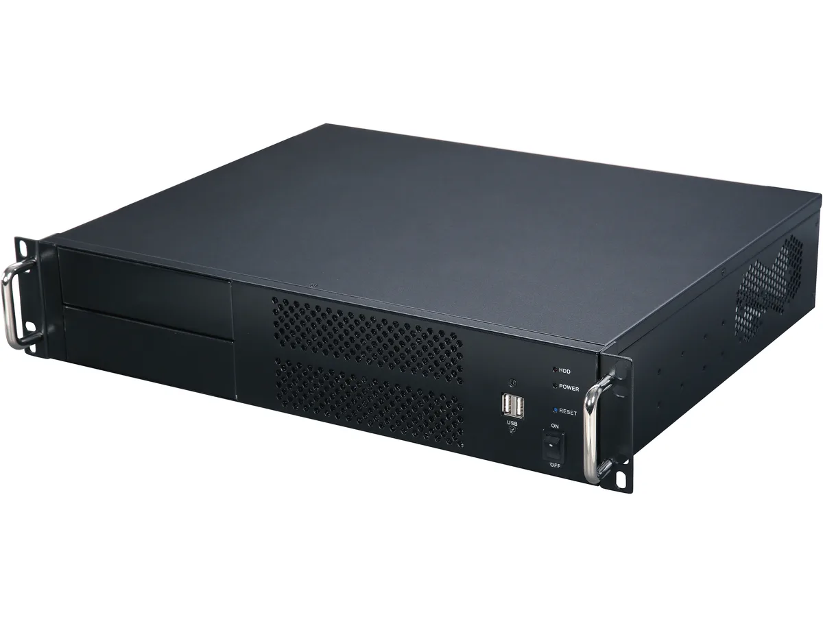 Athena Power Athena Power RM-2UC238 Black 2U Rackmount Server Chassis — foto del producto