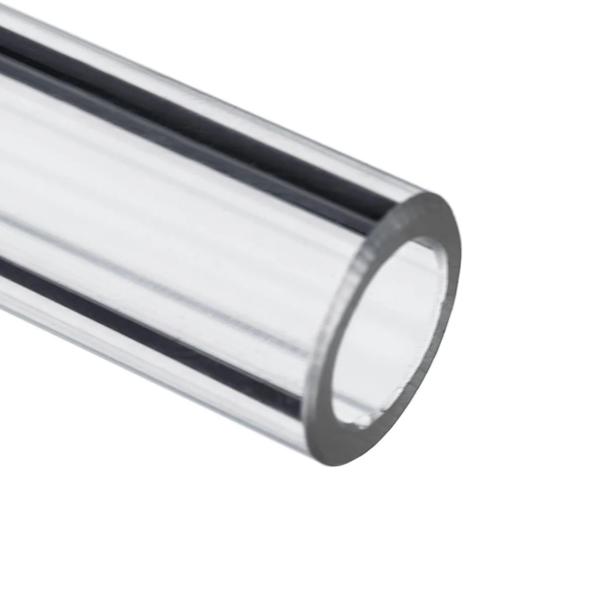Clear acrylic rigid tube 16mm OD 12mm ID 500mm long