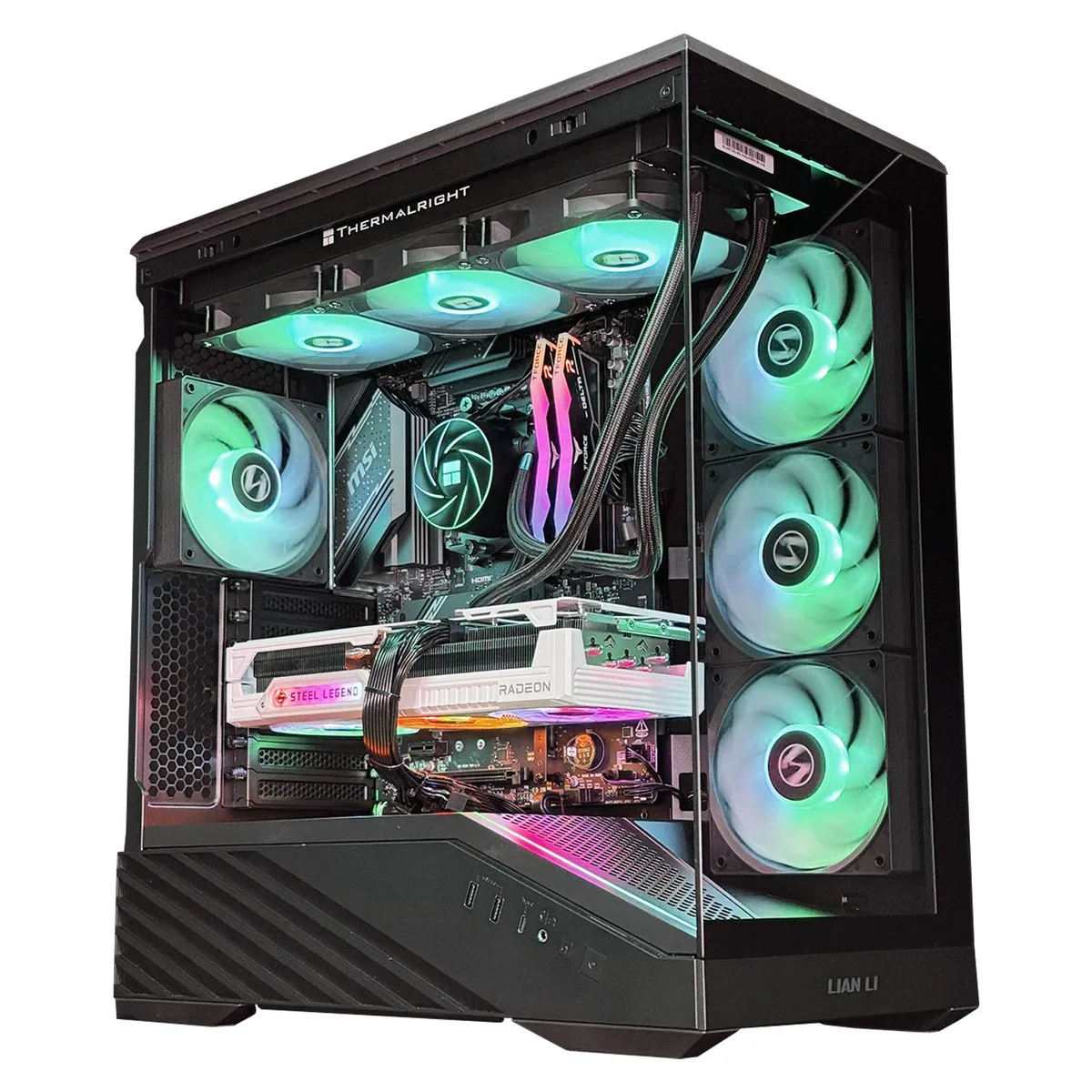 Andromeda Insights Andromeda Insights Elite AMD Intel Vector gaming PC Core Ultra 7 265KF Radeon RX 9070 XT 16GB 32GB DDR5 6000 — fotografia produktu