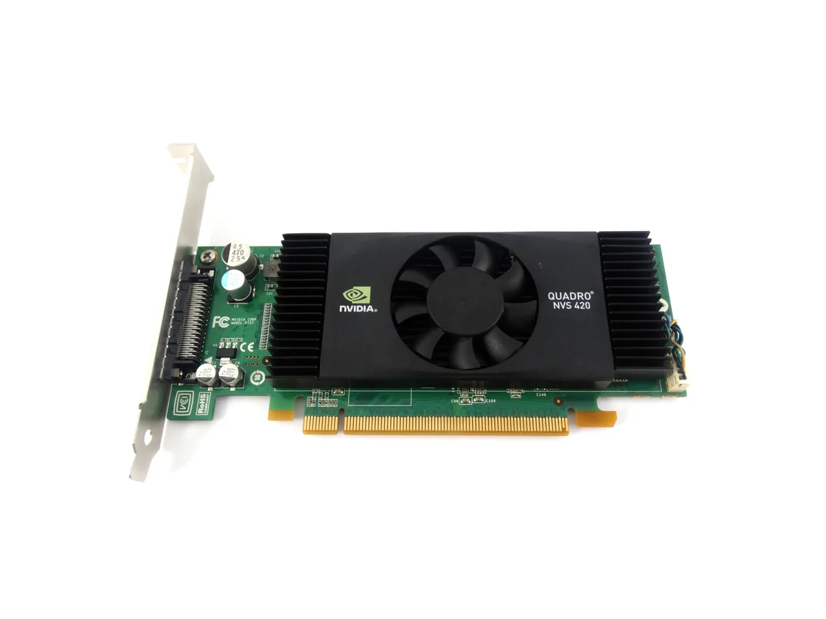 NVIDIA NVIDIA Quadro NVS 420 512MB GDDR3 128-Bit workstation graphics card — product photo