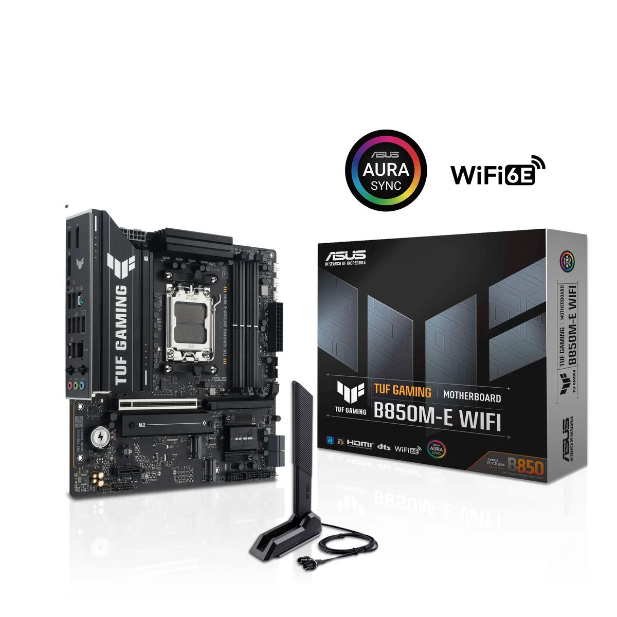 ASUS ASUS TUF GAMING B850M-E WIFI AMD motherboard — product photo