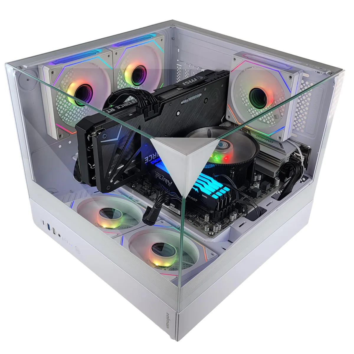 GRI GRI Gaming Desktop Ryzen 7 9700X 16GB DDR5 RTX 5060 8GB 2TB NVMe WiFi 6E — photo du produit