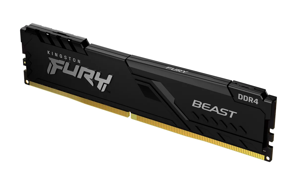 Kingston Technology Corp. Kingston Technology Corp. KF432C16BB1/16 FURY Beast 16GB DDR4 3200 CL16 desktop RAM — product photo