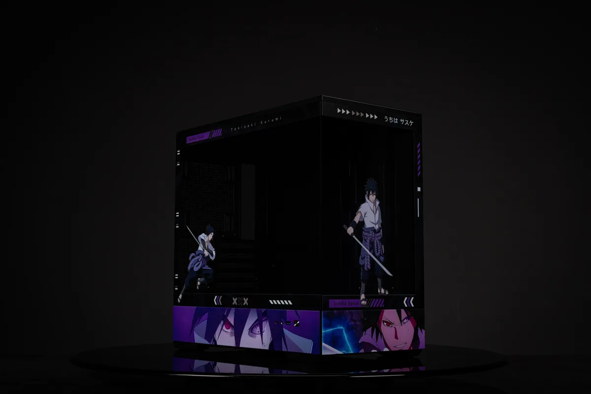 Corn Electronics Corn Electronics Bauhaus Micro-ATX ITX PC Case NARUTO-Sasuke Edition — product photo