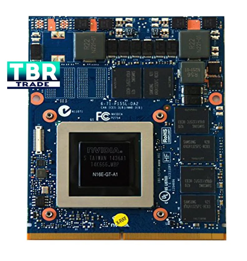 NVIDIA NVIDIA GeForce GTX 970M 6GB graphics card Dell Alienware 17 18 — photo du produit