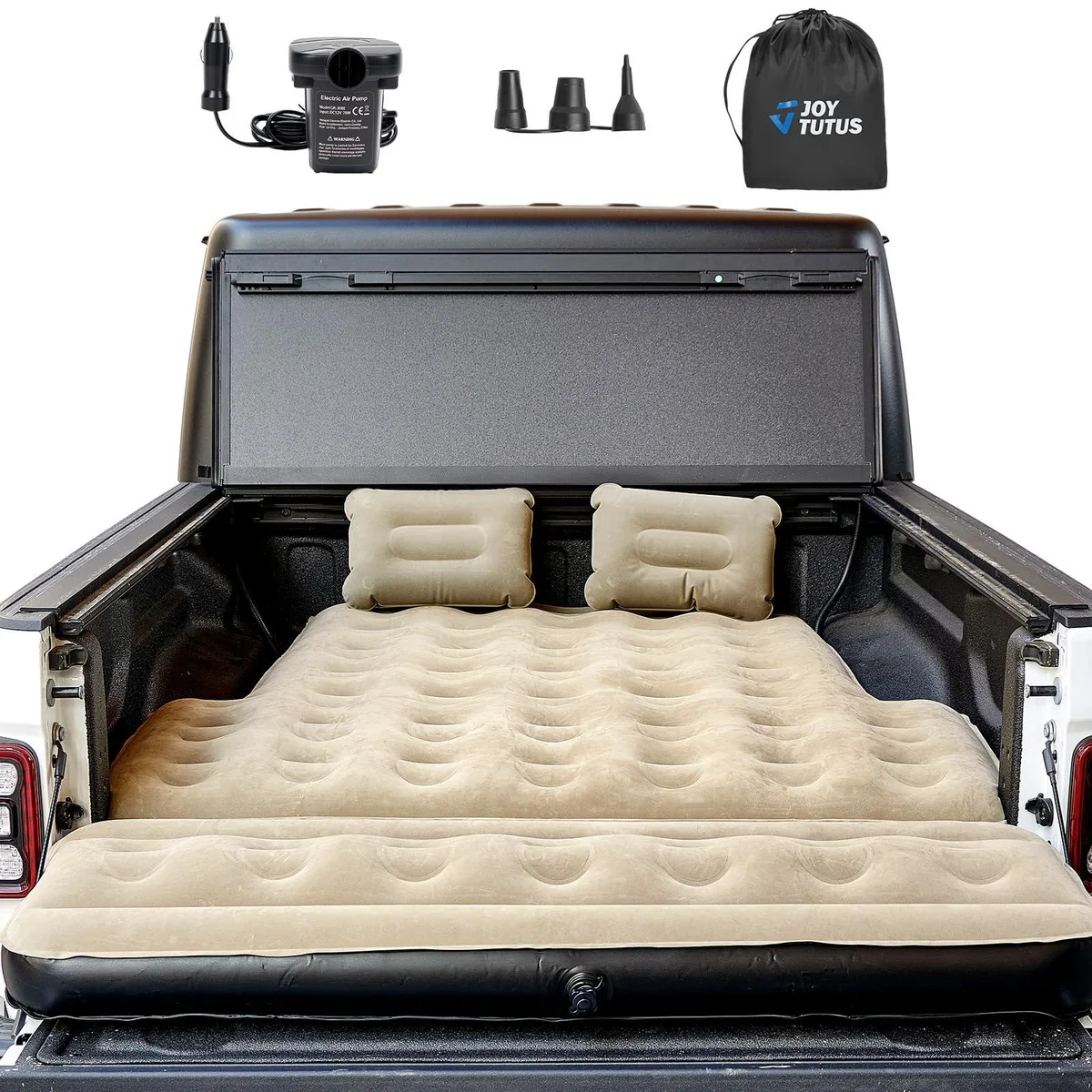  JOYTUTUS H1202-00711-GY 5-5.2Ft Truck Bed Air Mattress Camel Black — ภาพสินค้า