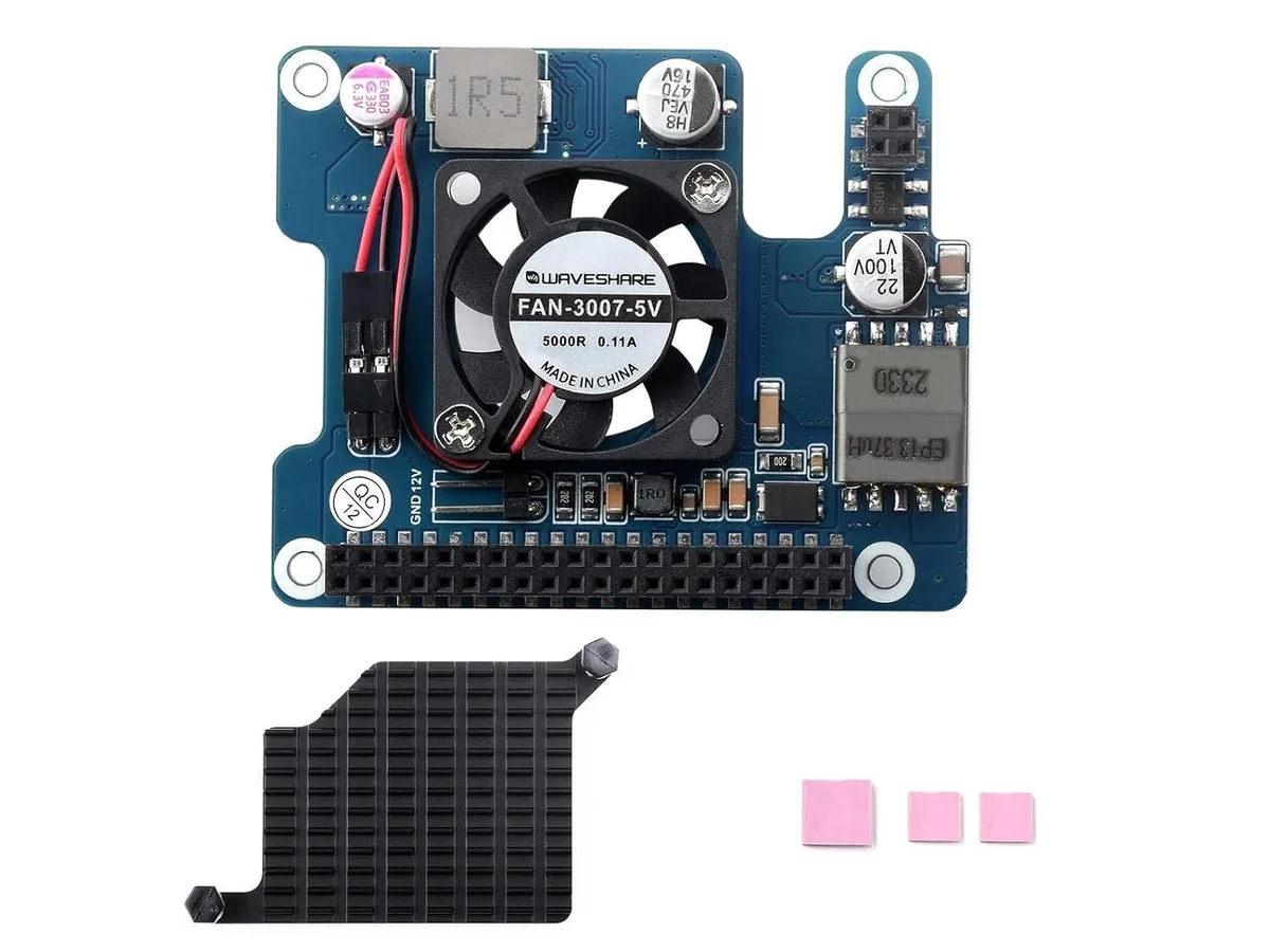 LORDWORLD LORDWORLD PoE HAT (F) development board for Raspberry Pi 5 — 商品照片