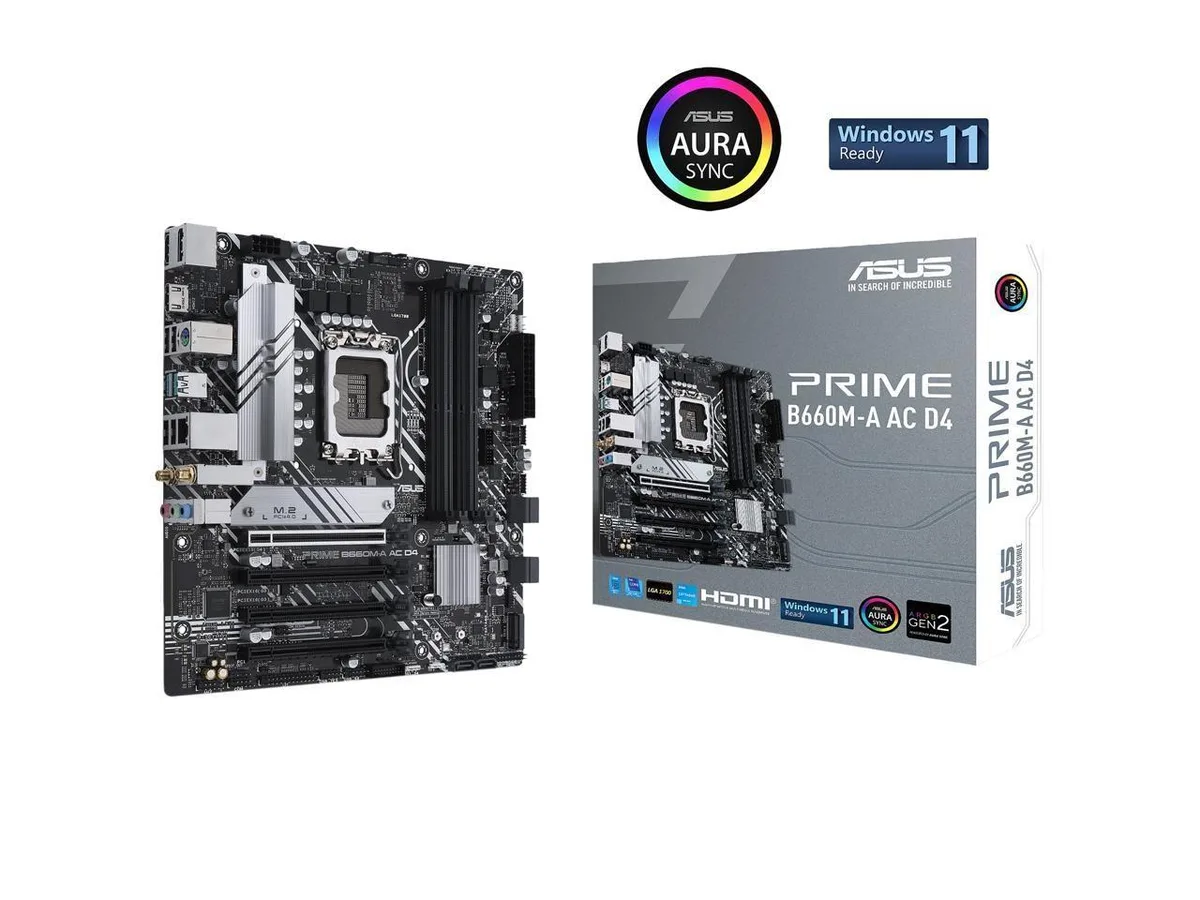 ASUS ASUS PRIME B660M-A AC D4 Intel motherboard — foto del producto