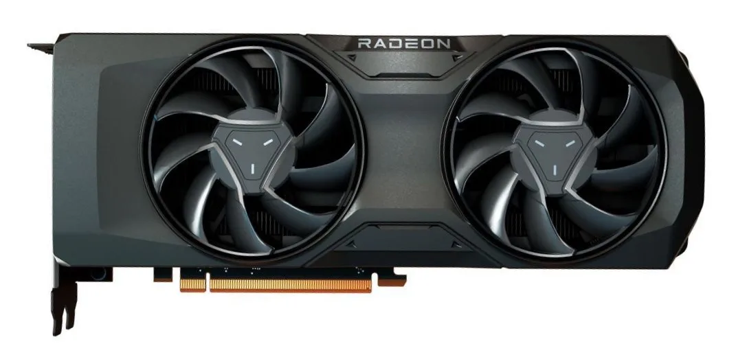 Sapphire Radeon RX 7800 XT graphics card with dual fans and silver finish