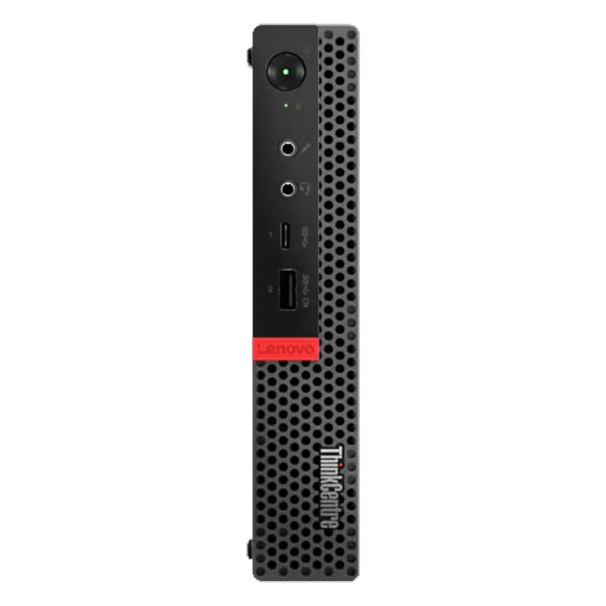Compact black Lenovo ThinkCentre M920Q USFF desktop