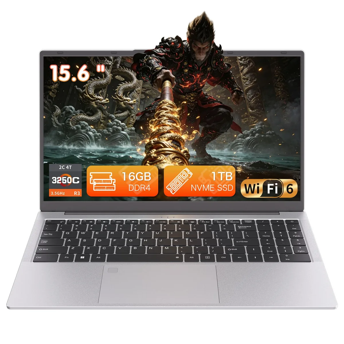 Exsurf Exsurf 15.6" laptop Ryzen 3 3250C 16GB 1TB NVMe Windows 11 Pro Silver — photo du produit