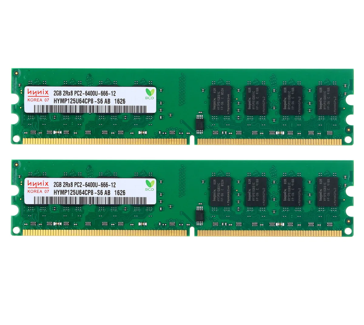 Hynix Hynix 4 GB DDR2 800 MHz 2×2 GB 240-pin SO-DIMM desktop RAM — product photo