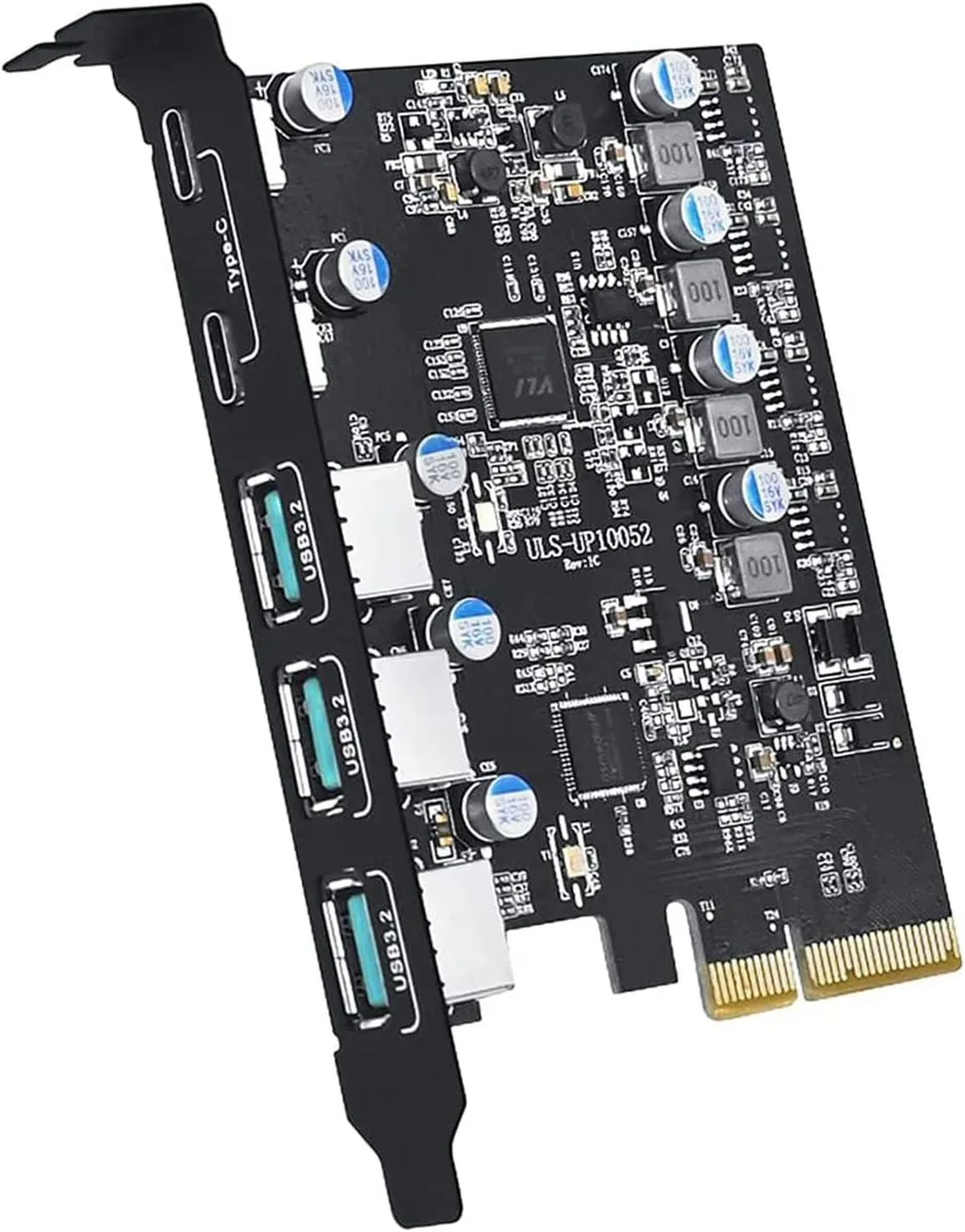 ESTONE ESTONE PCIE23A2C 5-Port PCIe USB 3.0 Expansion Card — preces foto