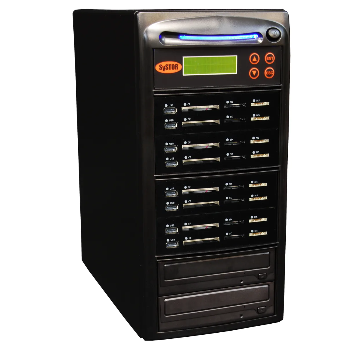 Systor Systor SYS-USBSDCF-07 1-to-7 Flash &amp; DVD Duplicator — 商品写真