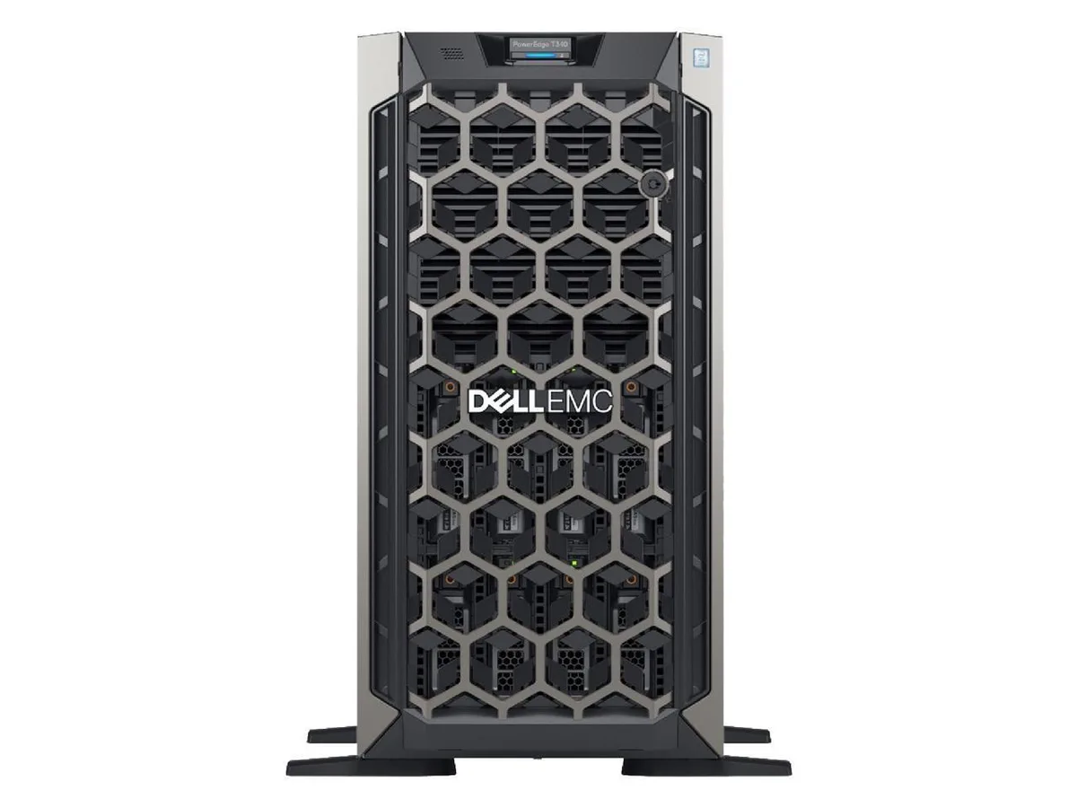 Dell PowerEdge T340 tower server in black chassis
