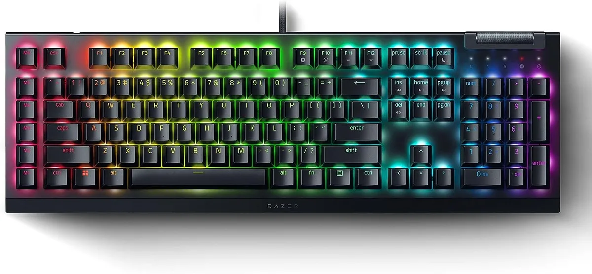 RAZER RAZER BlackWidow V4 X RZ03-04701900-R3U1 gaming keyboard — product photo