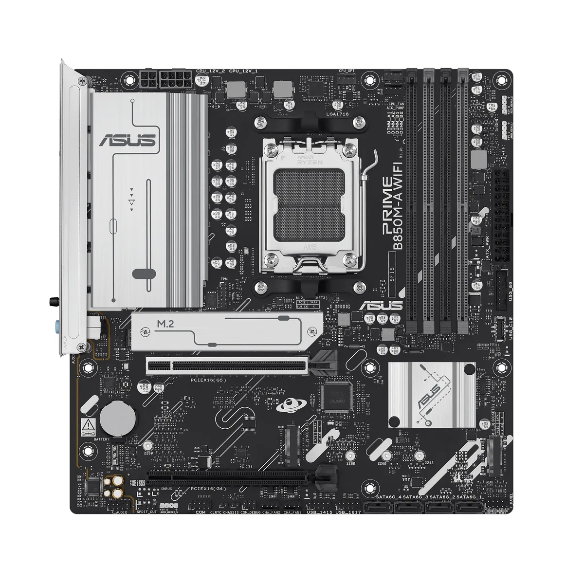 ASUS ASUS 90MB1LN0-MVAAYC PRIME B850M-A WIFI-CSM AMD motherboard — product photo