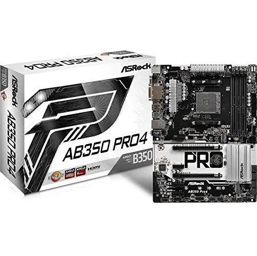 ASRock ASRock AB350 Pro4 AMD motherboard — product photo