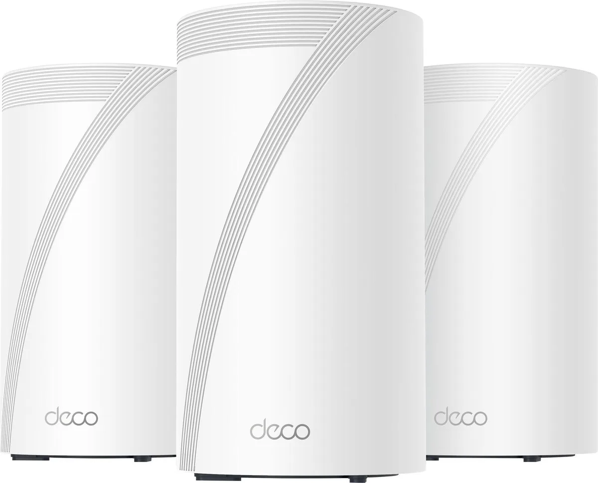 TP-Link TP-Link Deco BE85 BE22000 Tri-Band Wi-Fi 7 Mesh System 3-Pack — produktbilde