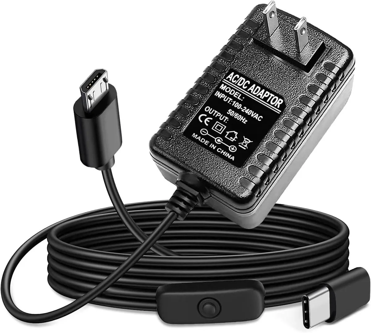 MCDODO MCDODO Raspberry Pi Power Supply 5V 3A Micro-USB 3.3ft — 商品照片