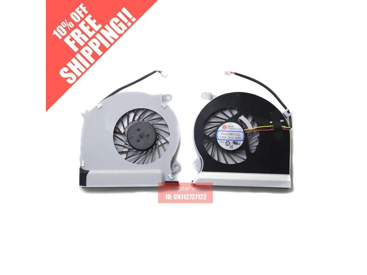 Replacement CPU cooling fan for MSI GE70 1756 laptop