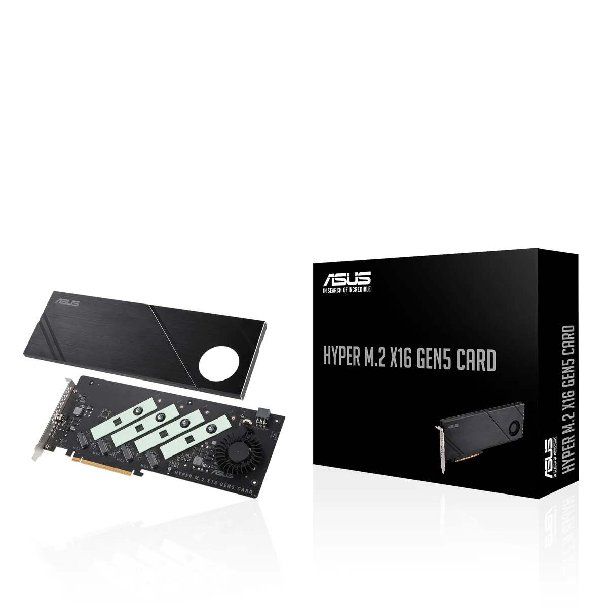 ASUS ASUS HYPER M.2 X16 GEN5 CARD expansion card — zdjęcie produktu