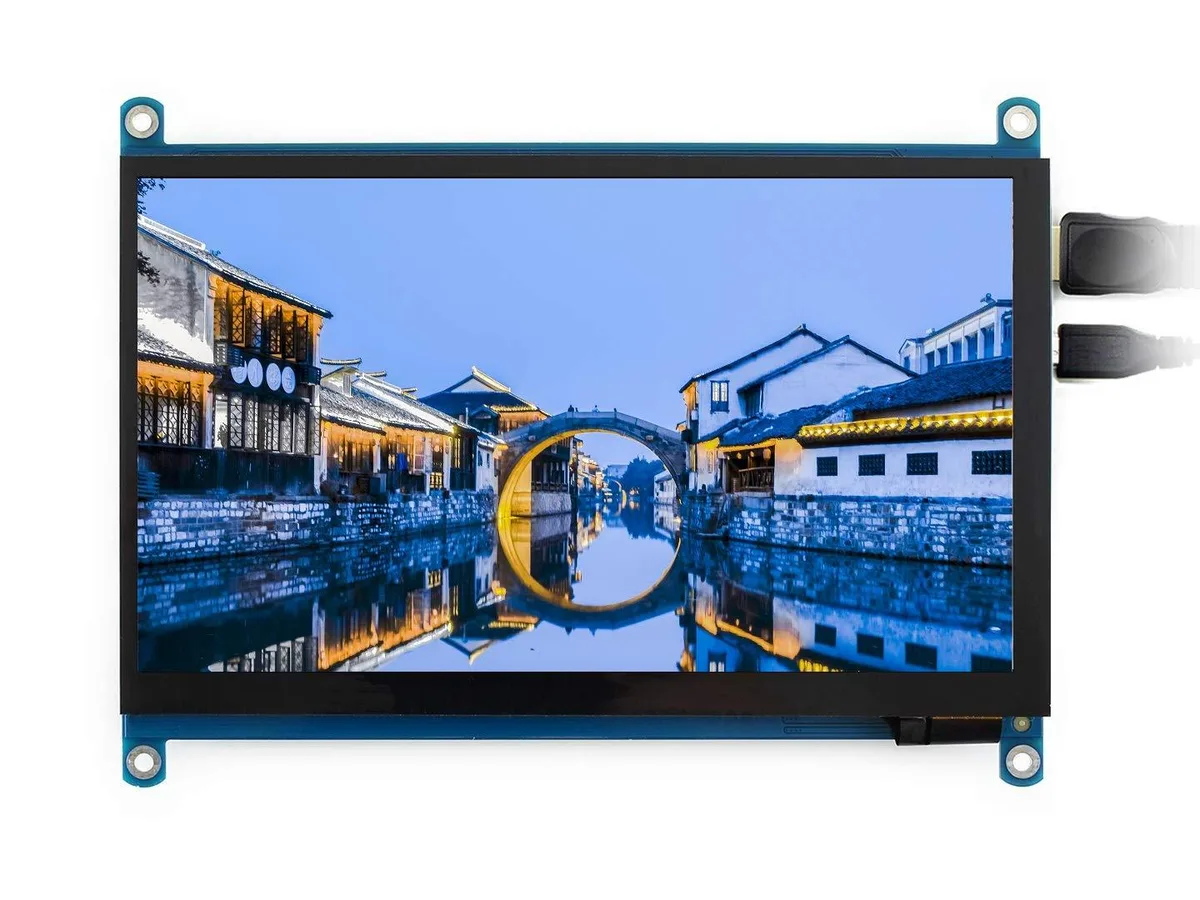 LORDWORLD LORDWORLD 7 inch IPS HDMI LCD (H) 1024x600 Capacitive Touch Display — 제품 사진