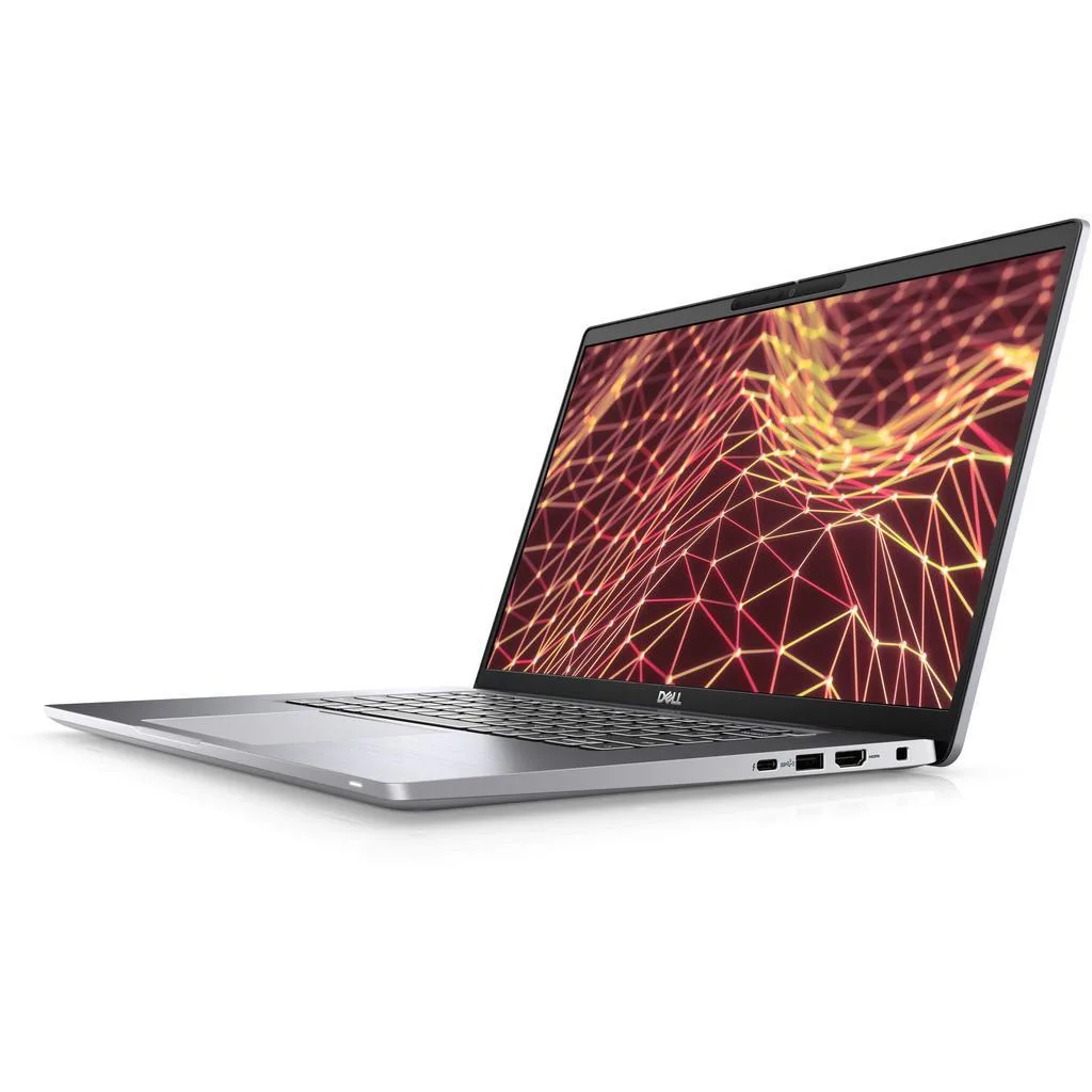 Silver Dell Latitude 7530 laptop closed showing 15.0 inch screen and keyboard