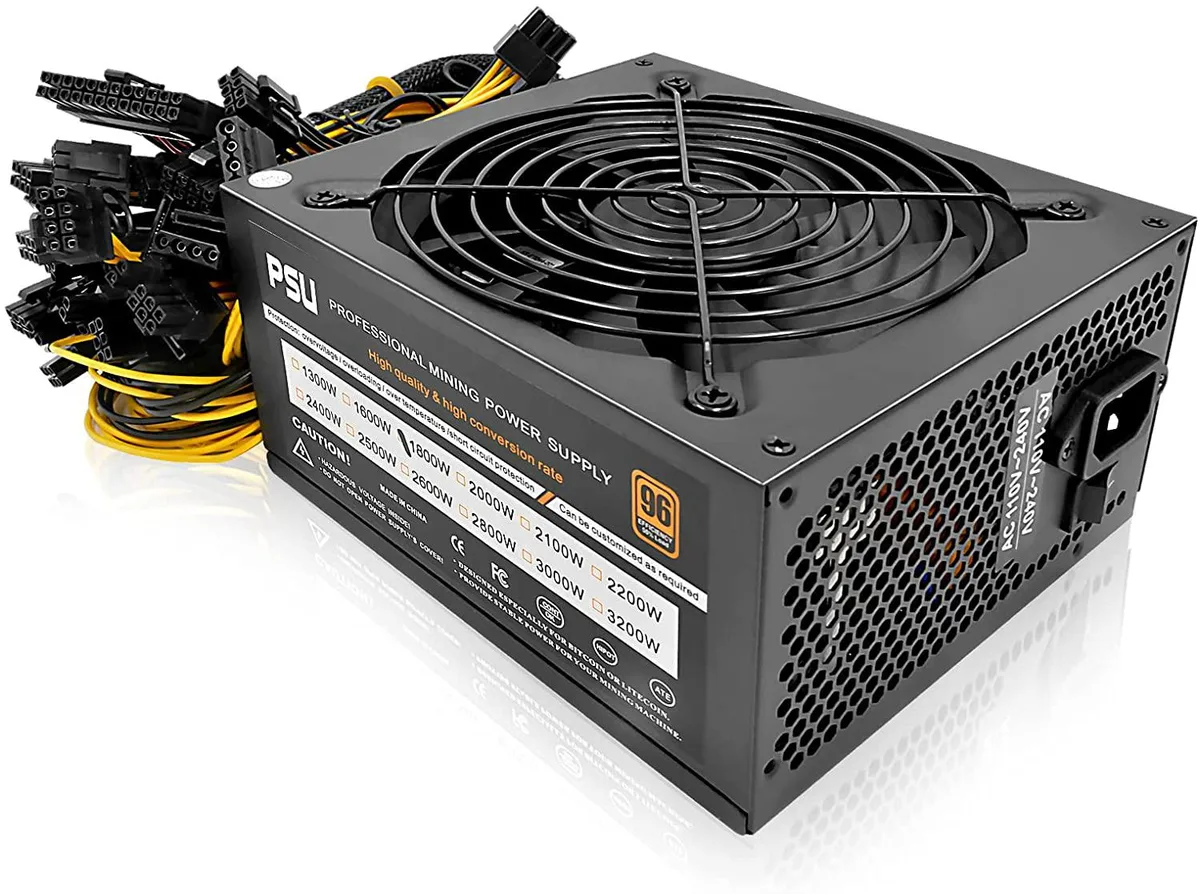 myVolts myVolts 1800W Mining Power Supply 16×6+2PIN — photo du produit