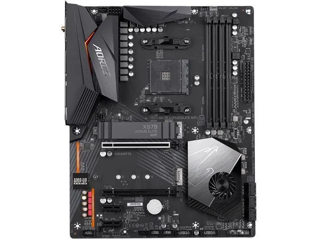 GIGABYTE GIGABYTE X570 AORUS ELITE WIFI AMD motherboard — foto do produto