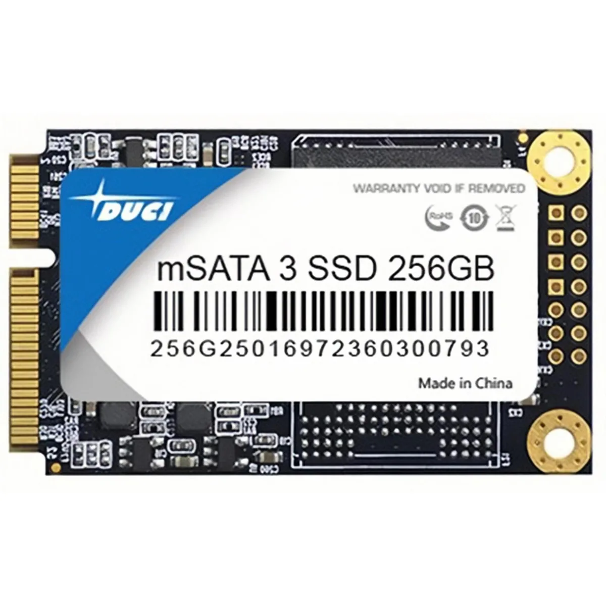 DUCI DUCI 256GB mSATA internal SSD Black — product photo