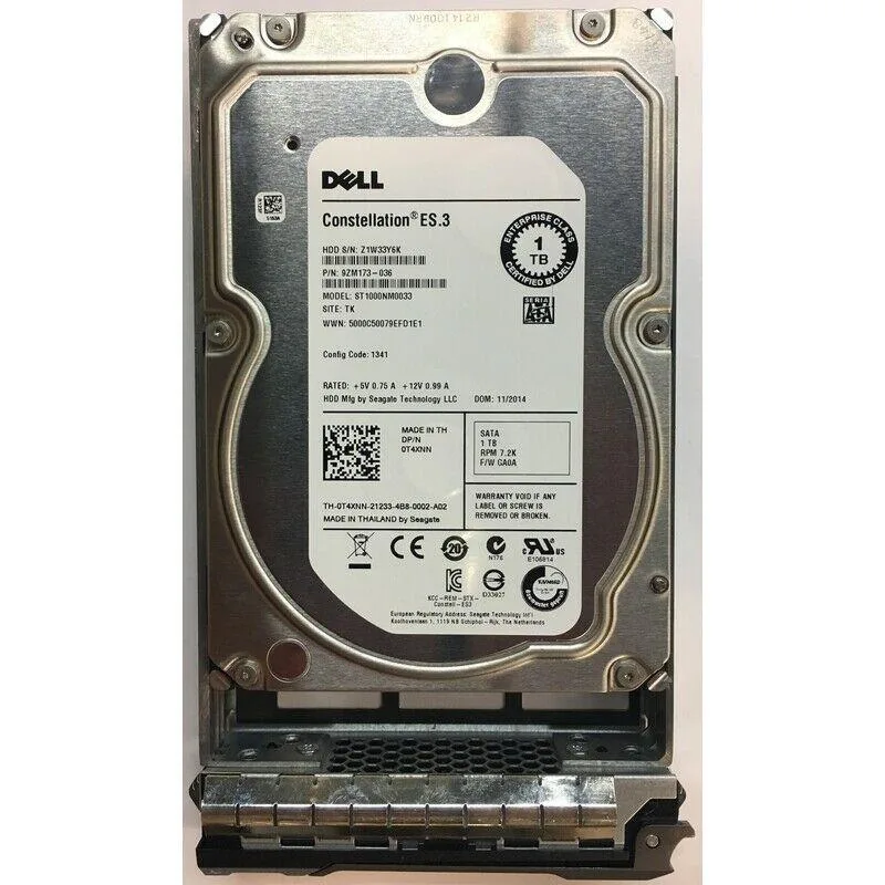 DELL DELL T4XNN 1TB 7200RPM SAS 3.5 internal hard drive — foto del producto