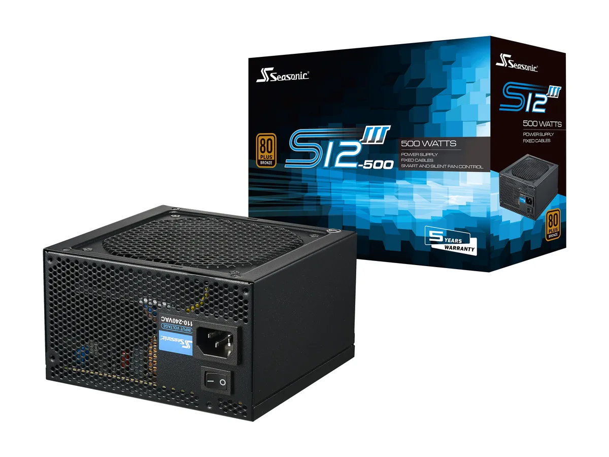 Seasonic Seasonic SSR-500GB3 500W 80+ Bronze power supply — product photo