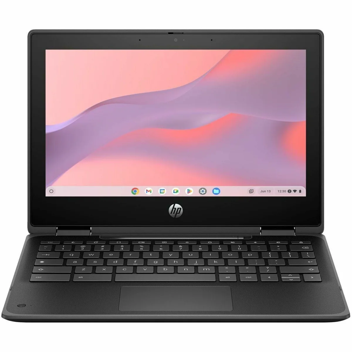 HP HP Fortis x360 G5 2-in-1 Laptop 11.6" HD Touch Intel Pentium N200 8GB 64GB eMMC Chrome OS — Produktfoto