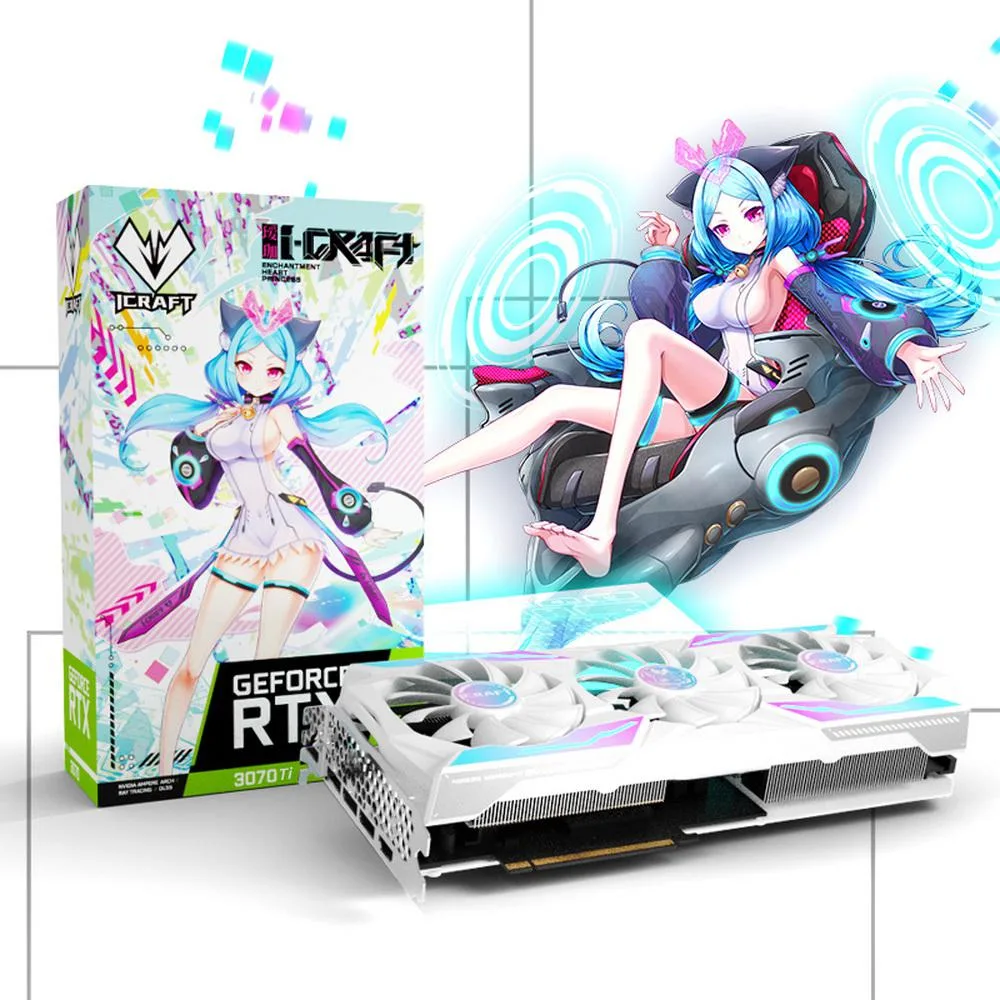 MAXSUN MAXSUN GeForce RTX 3070 Ti iCraft 5.0 8GB GDDR6X graphics card — photo du produit