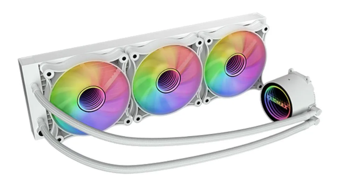 Raidmax Raidmax Infinita LS360BK liquid cooler 360mm white — photo du produit