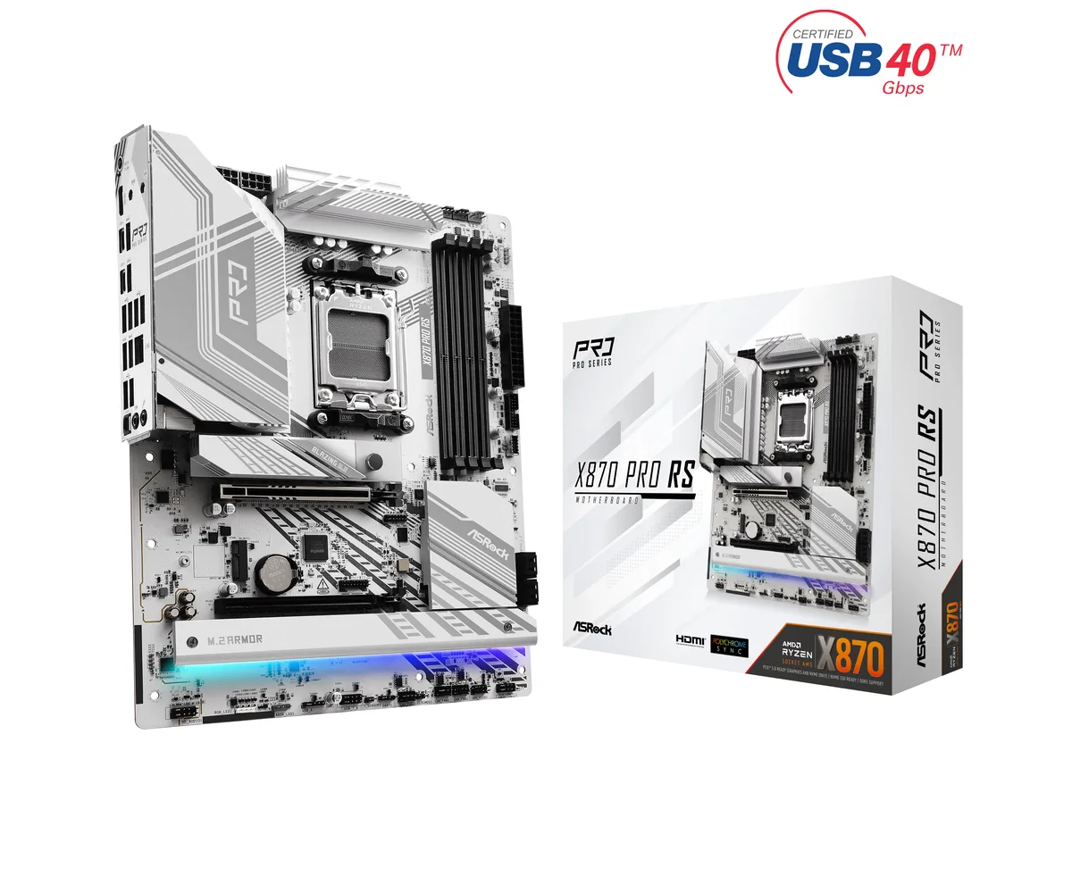 ASRock ASRock X870 Pro RS AMD motherboard — product photo
