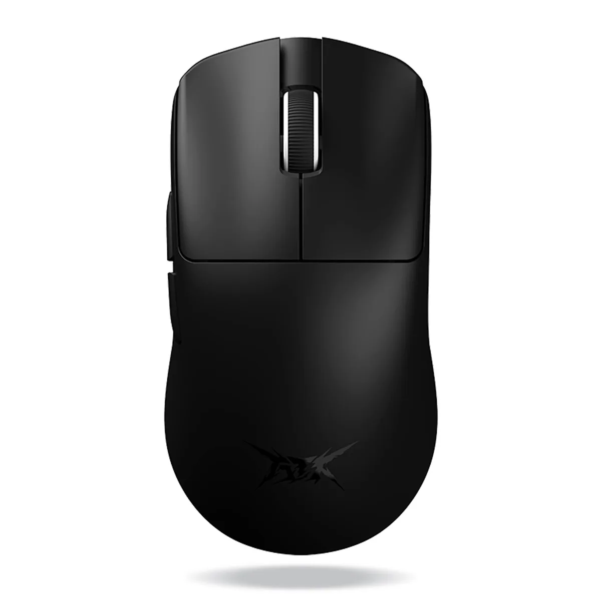 Ultra-light black right-handed gaming mouse with ice-feeling coating and Leviatan branding