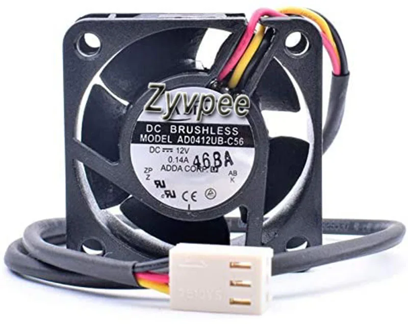 Zyvpee Zyvpee AD0412UB-C56 40mm 12V 0.14A 3 Pin case fan — product photo