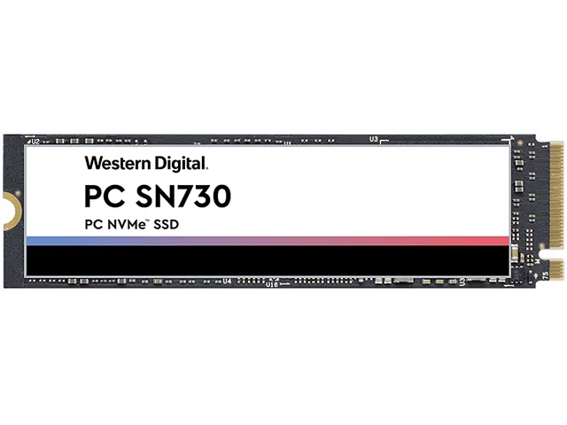 Western Digital Western Digital PC SN730 NVMe M.2 2280 256GB internal SSD SDBPNTY-256G — photo du produit