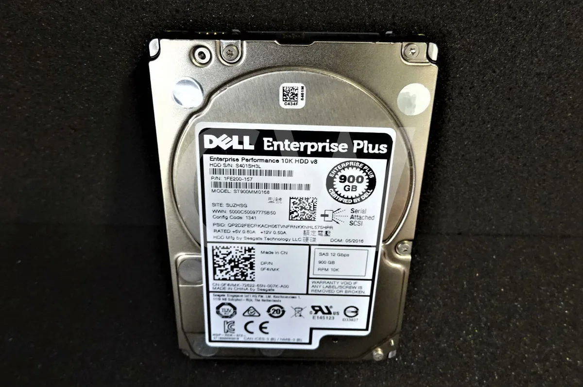 DELL DELL ST900MM0168 900GB 10000 RPM 2.5in SAS internal hard drive — φωτογραφία προϊόντος