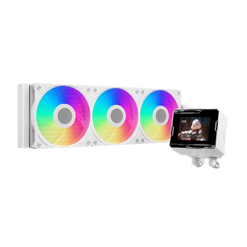 PCCOOLER PCCOOLER GT360M ARGB Display liquid cooler White — photo du produit