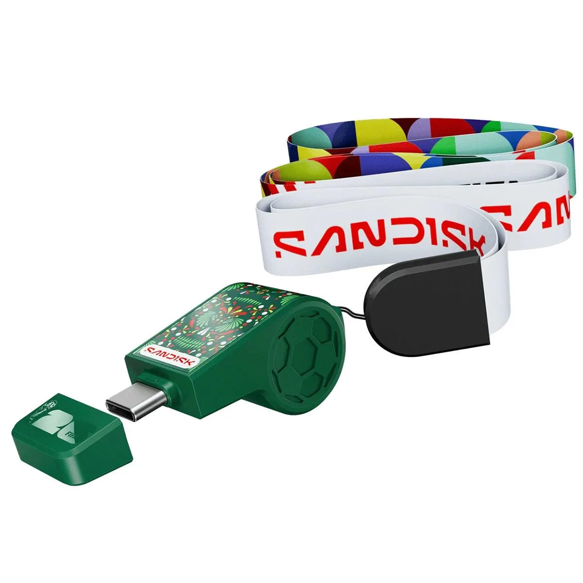 SanDisk SanDisk USB-C Flash Drive FIFA World Cup 2026 Edition Green Mexico — foto produk