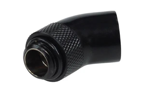 Alphacool Alphacool G1/4 Revolvable 45° Male-Female Angled Adaptor Black 17051 — fotografie produktu