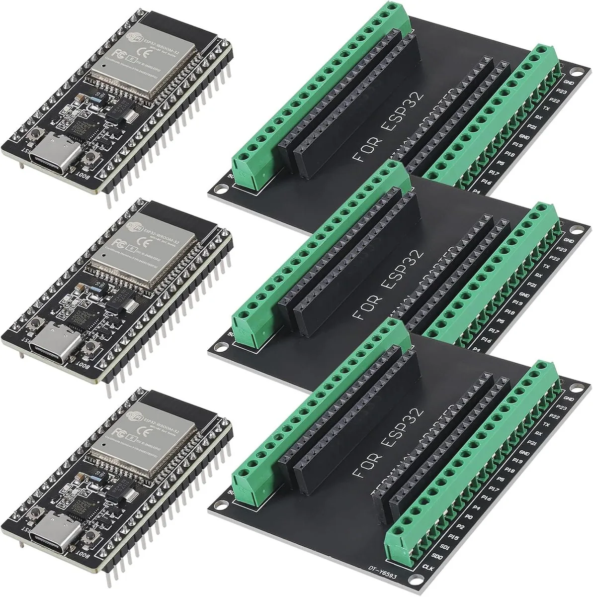 MCDODO MCDODO ESP32 38 Pin USB-C CP2012 3-Set Development Board — toote foto