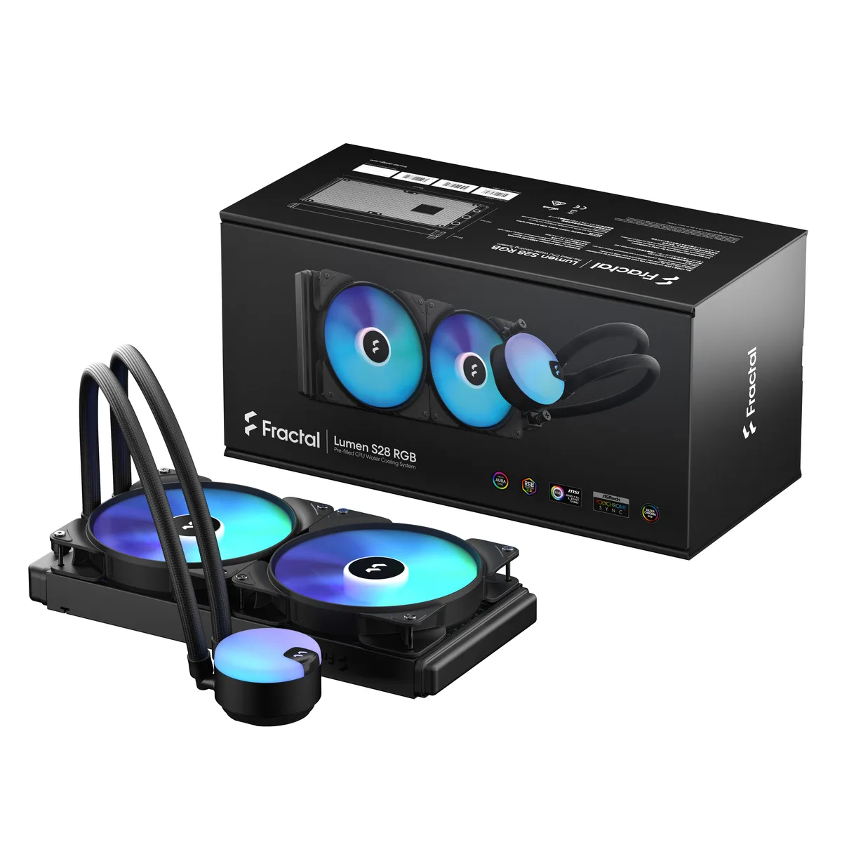Fractal Design Fractal Design FD-W-L1-S2812 Lumen S28 v2 RGB liquid cooler — product photo
