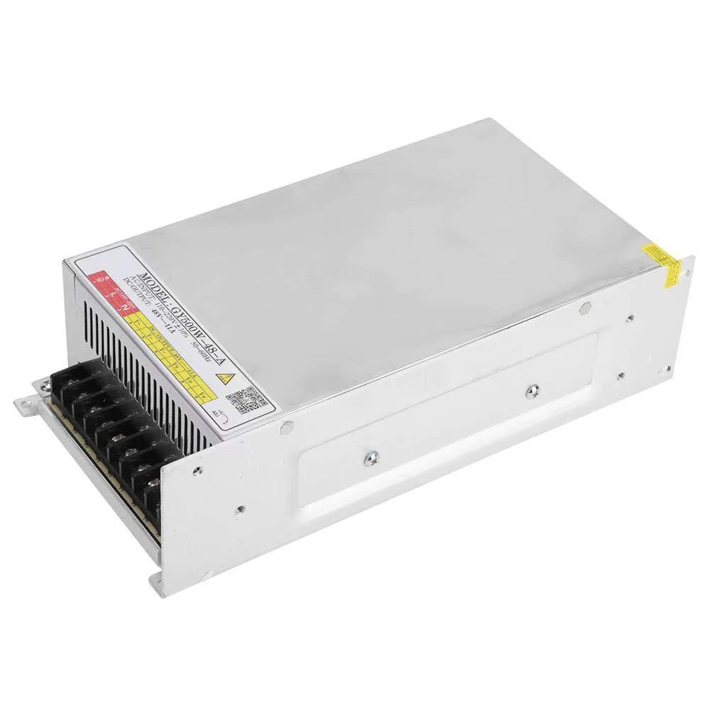 Rectangular galvanized aluminium power supply with hollow vented sides