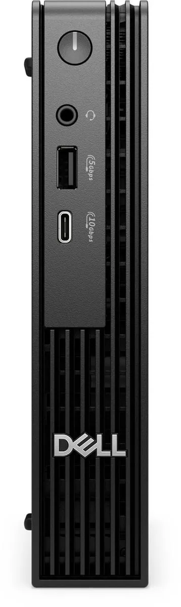 Compact micro desktop PC in matte black finish