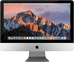 Silver 21.5 inch all-in-one desktop with wireless keyboard and mouse